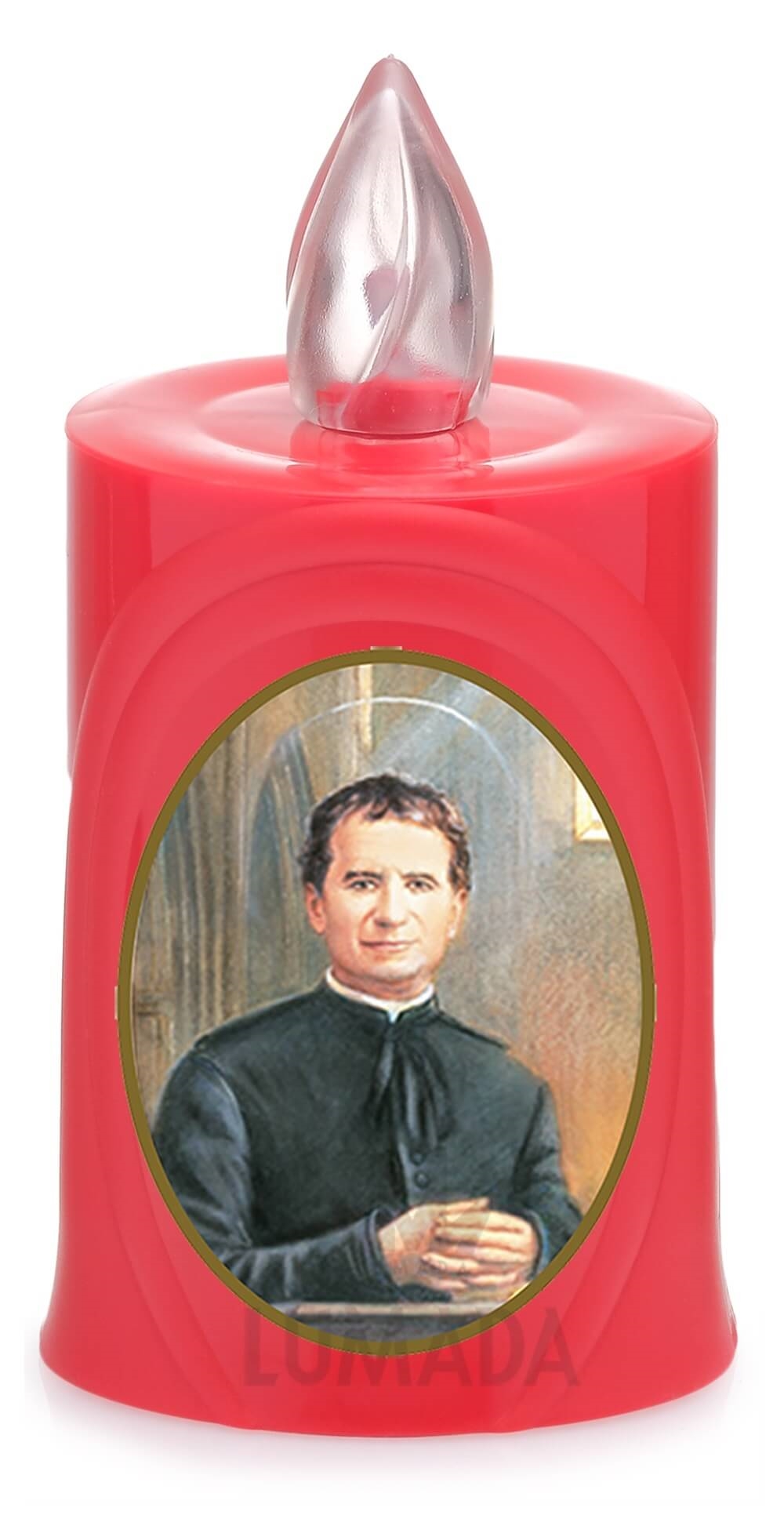 CANDLE LUMADA LES050 RED (YELLOW/FLAME) D21 DON BOSCO - SKU: LES050R-6D21