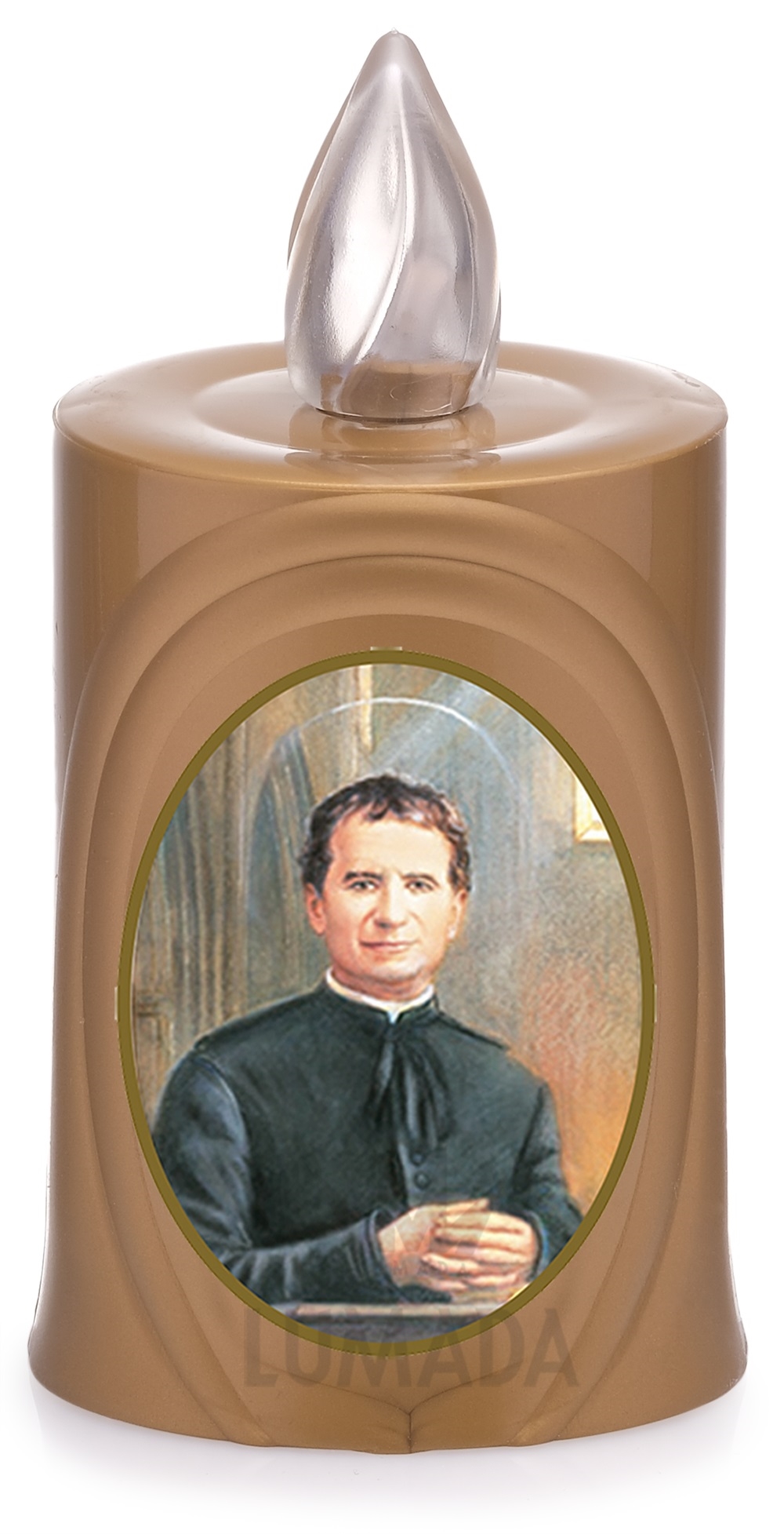 CANDLE LUMADA LES050 GOLD (YELLOW/FLAME) D21 DON BOSCO - SKU: LES050Z-6D21